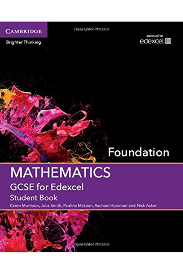 Gcse Mathematics For Edexcel Foundation Student Book
