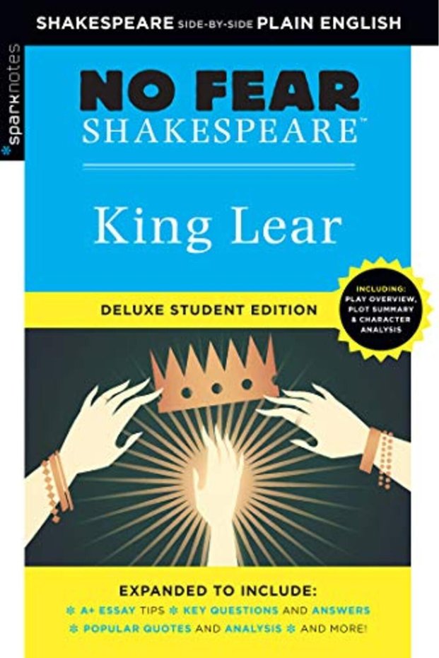 King Lear No Fear Shakespeare Deluxe Student Edition