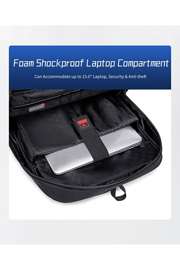 B00111 Model Black Backpack - 4