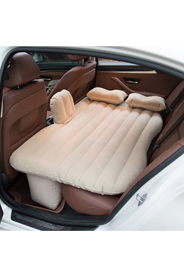 Inflatable Car Seat Bed and Inflator Pump