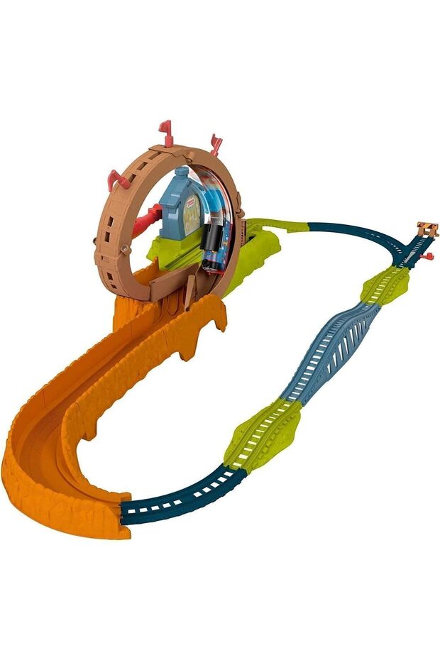 Launch & Loop Maintenance Yard Büyük Eğlenceli Dev Tren Seti Oyuncak - 1