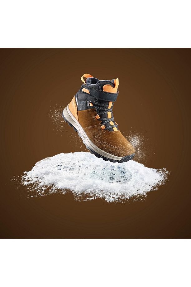 Quechua Çocuk Cırt Cırtlı Kar Botu - Deri - Sh100 Warm - 1