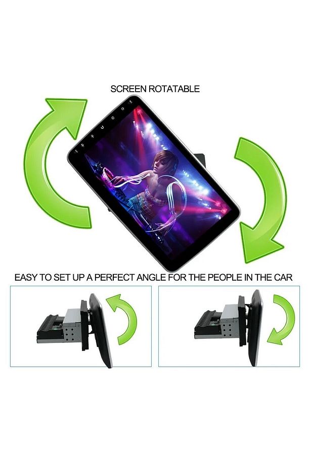 S1002 10.1inç Android 15 Tek Din Carplay 2gb Ram 32gb Hafıza 360 Derece Ekran Multimedya Teyp - 5