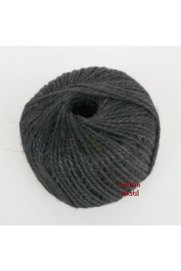 Renkli Jüt Çuval Ipi Hasır Ip Siyah 100 Gr - 1