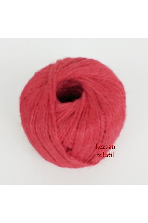 Renkli Jüt Ipi Çuval Ipi Hasır Ip Kırmızı 100 gr - 1