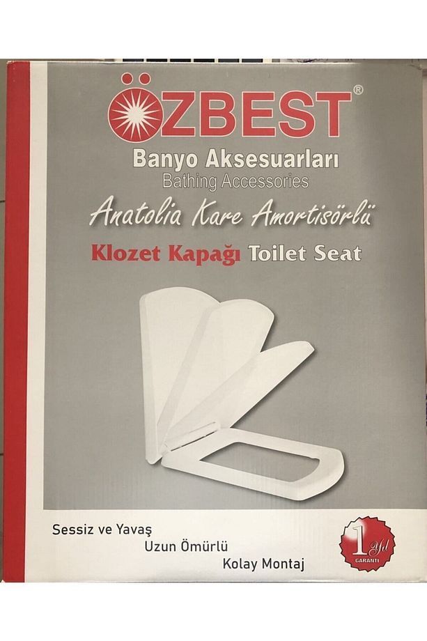 Klozet Kapağı Kare Yavaş Ve Sessiz Kapanan - 3