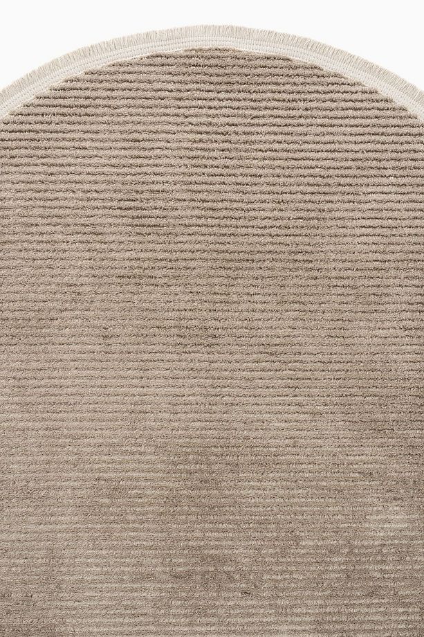 Vetrina 3602 Vizon Yumuşak Doku Halı Kilim Salon Mutfak Koridor Kesme Yolluk Yuvarlak Makine Halısı - 5
