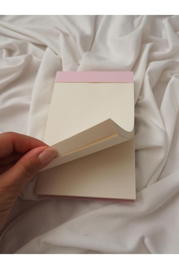 Milk Strawberry Notebook with Continuous Envelope Design - 3