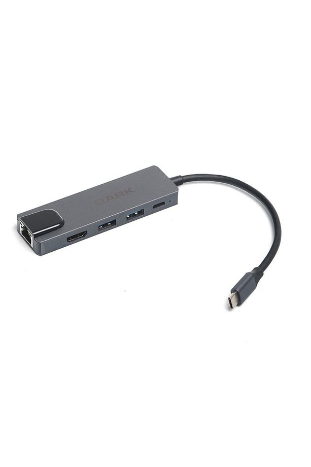 USB 3.1 Type-C to Ethernet / Hdmi / USB-C PD 65W Macbook Pro/Air & Notebook için Port Çoklayıcı Hub - 1