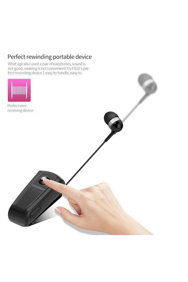 Bluetooth Kulaklık Titreşimli Makaralı F910 - 5