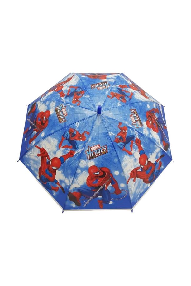 Lisanslı Örümcek Adam Spiderman Islıklı Çocuk Şemsiyesi - 1