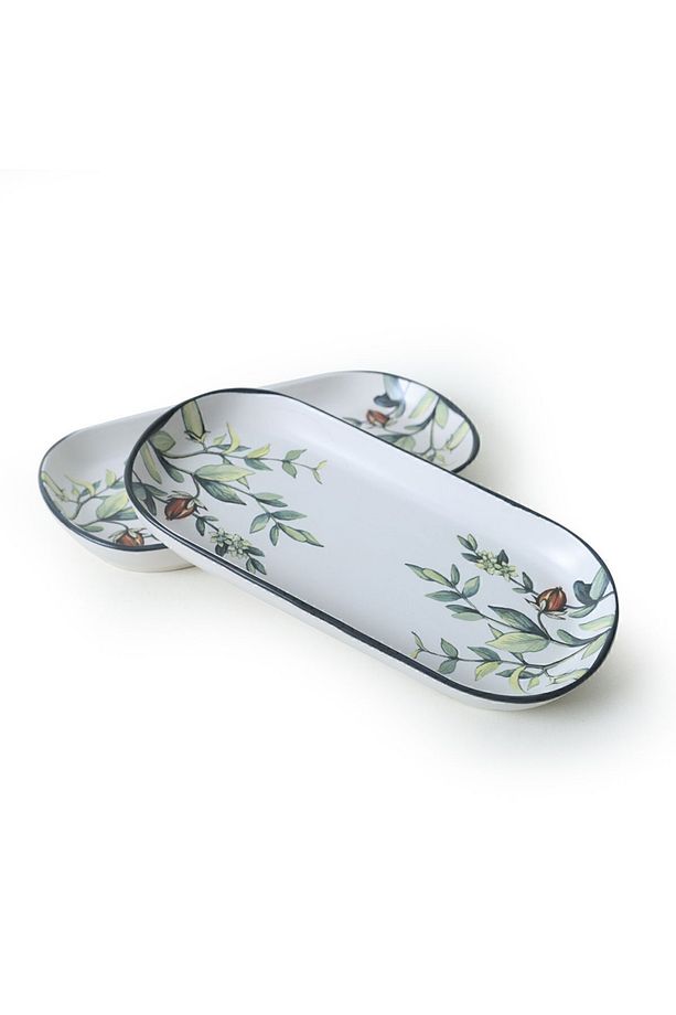 Çiçek Bahçesi Noyan Kayık Tabak 28 Cm 2 Adet 18941 - 4