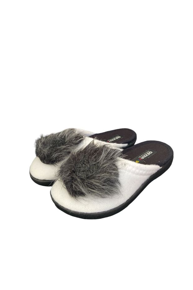 Furry Girls' Winter Home Slippers