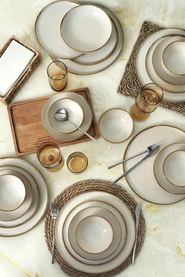 Straw Nordic Yemek Takımı 24 Parça 6 Kişilik - 4