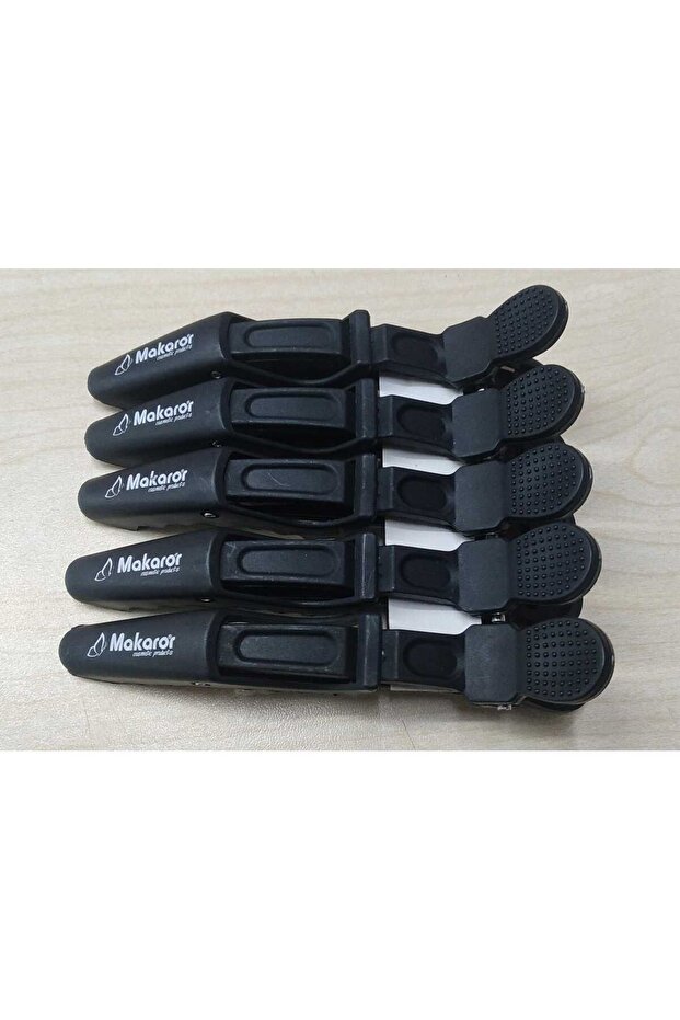 C-32203 Bat Hair Clip Black 5 Pieces