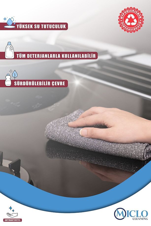 2 Adet - Zorkir Ovalama Bezi - Simli, Telli Bez 40x40 Kare Desen - 5