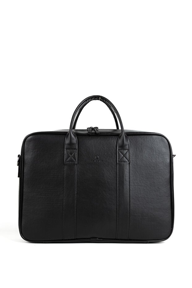Deridense Unisex MacBook Organizer Laptop Briefcase 15.6" & 16" Inch Black