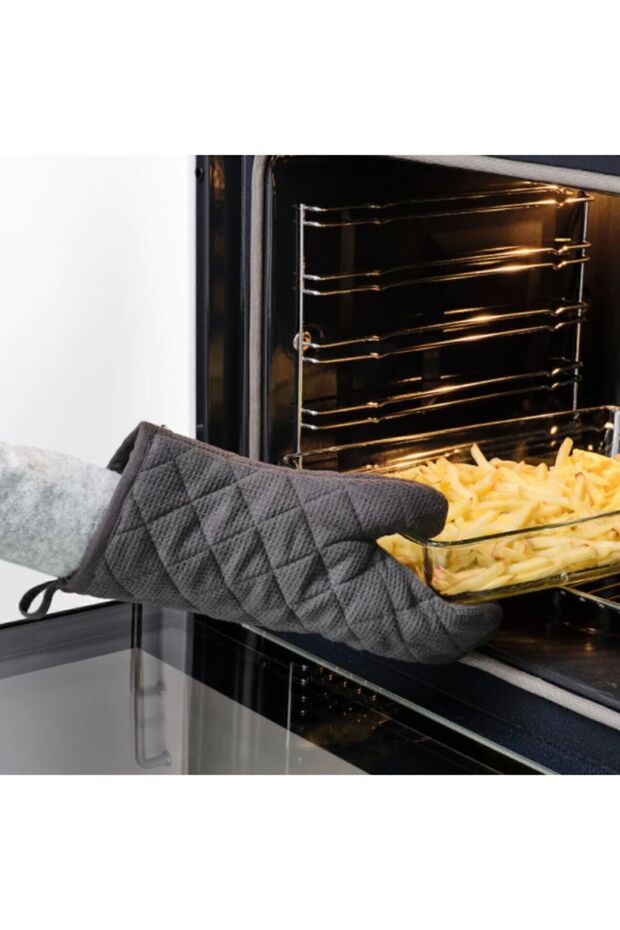 Dark Gray Oven Mitts