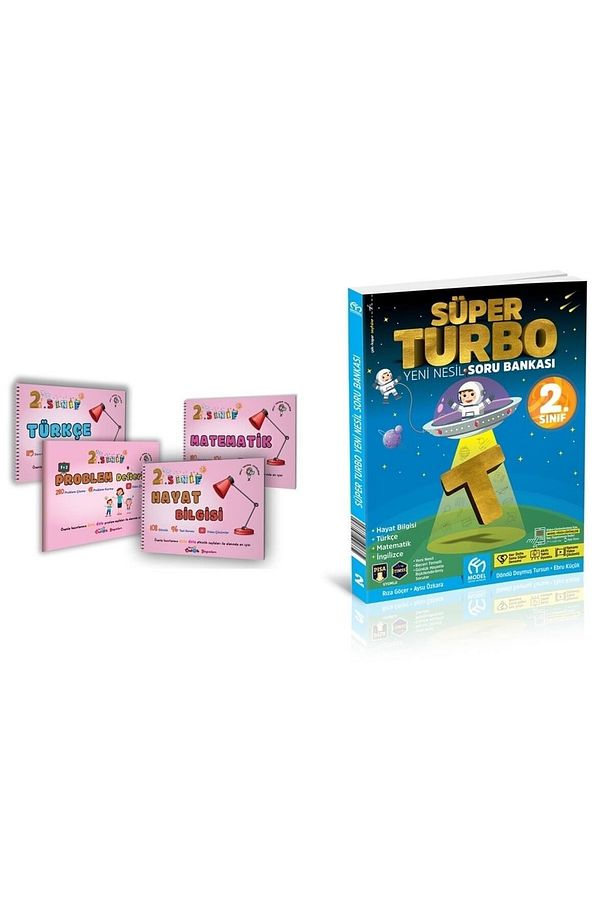 2.sınıf Genel Set + Model Yayınları Süper Turbo Soru Bankası - 1