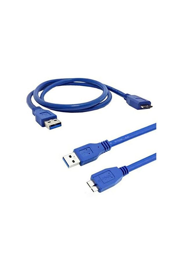 Usb 3.0 Hdd Harddisk Kablosu Yüksek Hiz Usb 3.0 Tip A Mikro B Kablo Hızlı Veri Aktarma Kablosu 50cm - 3