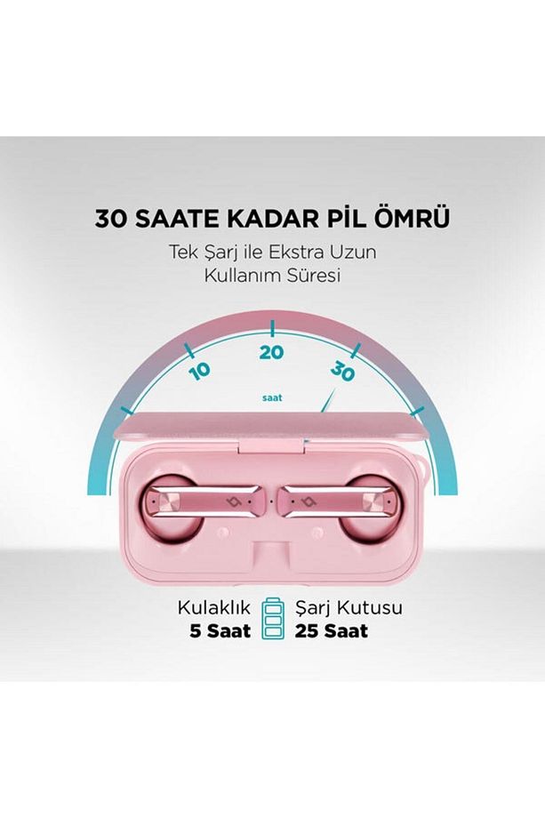 AirBeat UltraSlim TWS Ultra İnce ve Hafif Şarj Kutulu Bluetooth 5.0 Kablosuz Kulaklık - 5