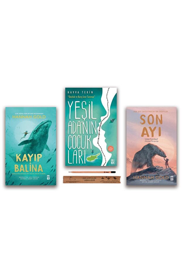 Son Ayı - Kayıp Balina - Yeşil Ada Nın Çocukları Set 3 Kitap
