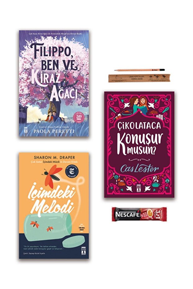 Filippo Ben Ve Kiraz Ağacı - Içimdeki Melodi - Çikolataca Konuşurmusun Set 3 Kitap