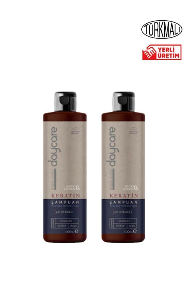 Bitkisi Içerikli Keratin Şampuan 400 ml X 2 Adet (SÜLFAT IÇERMEZ) - 1