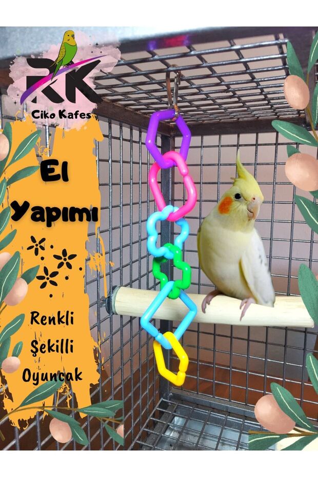 Şekilli Renkli Kuş Oyuncağı