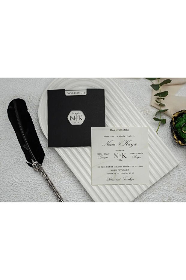 DAVETİYE SİYAH - 2