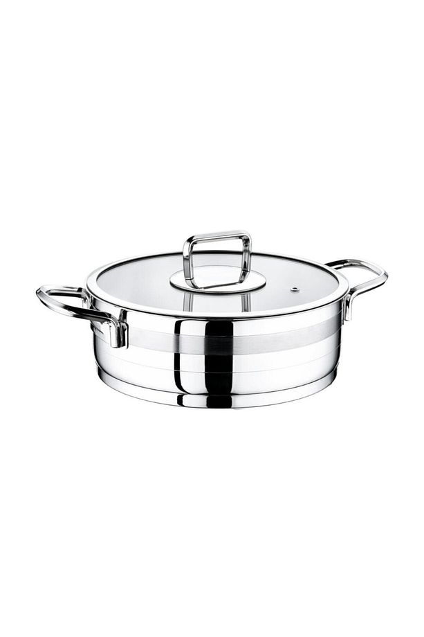 S-1390 Safir 24 Cm Basık Çelik Tencere - 1