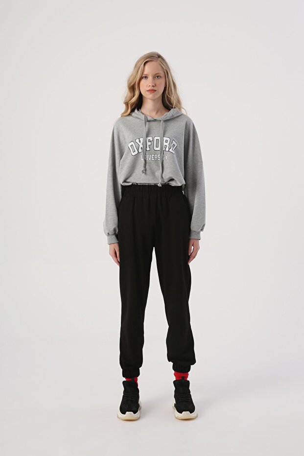 Black Jogger Sweatpants