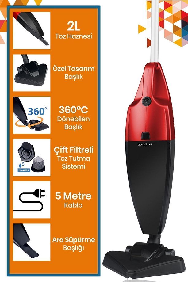 2 in 1 Dikey Ve Elde Elektrikli Süpürge - 2