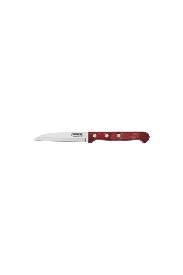 Since 1911, Made In Brazil - Polywood 3 Inches Paring And Fruit Knife With Stainless Steel Blade