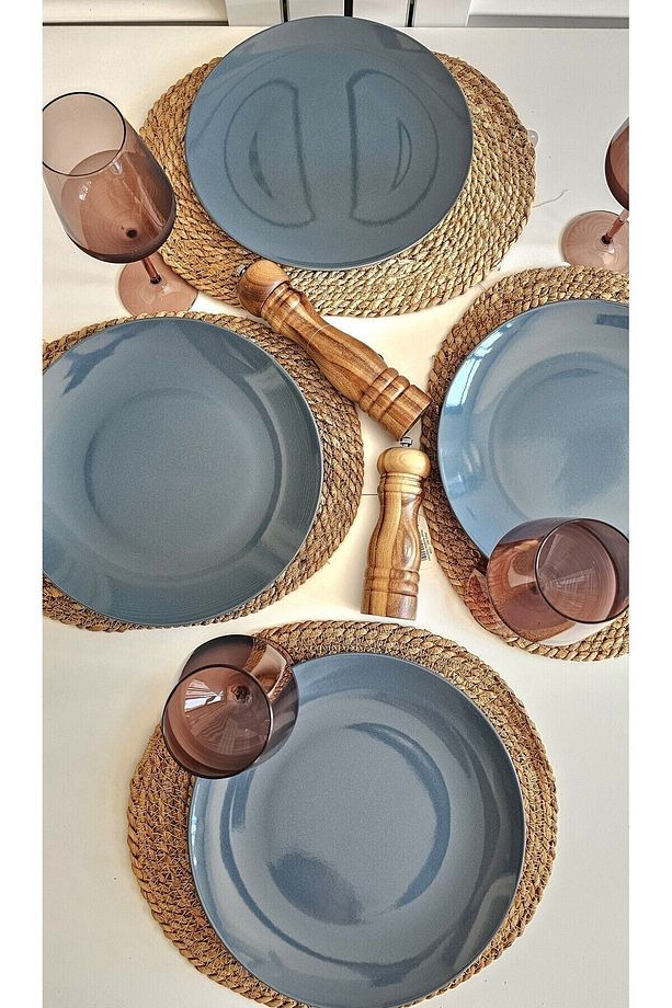 Soft Ege Servis Tabağı 27 Cm 4 Adet - 1