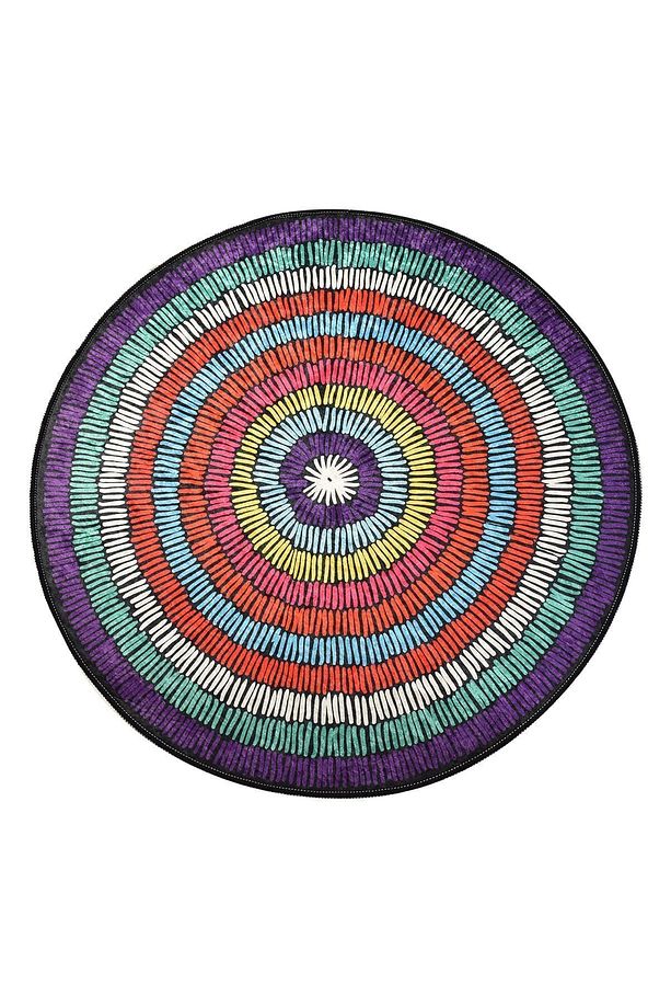 Bubble Çap 100 Cm Banyo Halısı Djth - 2