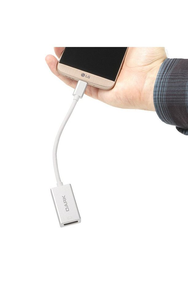 Usb 3.1 Type-c' Den (4k Uhd 30hz) Display Port Dönüştürücü Adaptör (alüminyum Kasa) - 3