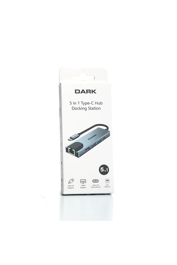 USB 3.1 Type-C to Ethernet / Hdmi / USB-C PD 65W Macbook Pro/Air & Notebook için Port Çoklayıcı Hub - 7