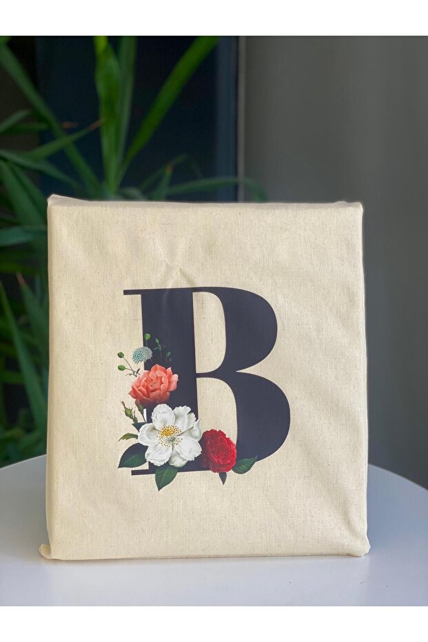 Raw Cloth Shoulder Bag - Letter B