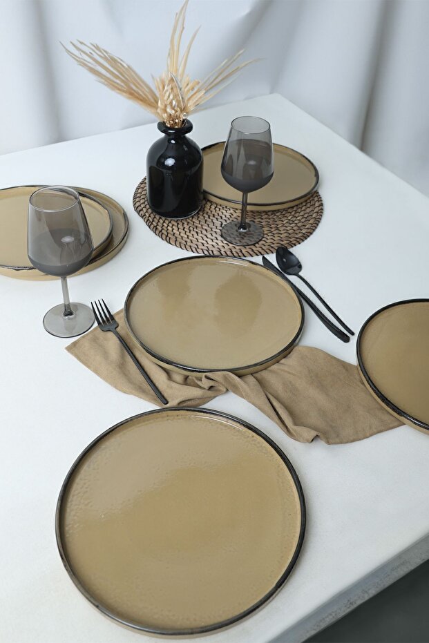 Vintage Style Stackable Servis Tabağı 27 Cm 6 Adet 21734 - 2