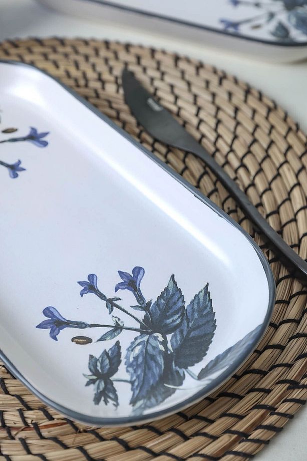 Çiçek Bahçesi Noyan Kayık Tabak 28 Cm 2 Adet 18943 - 4