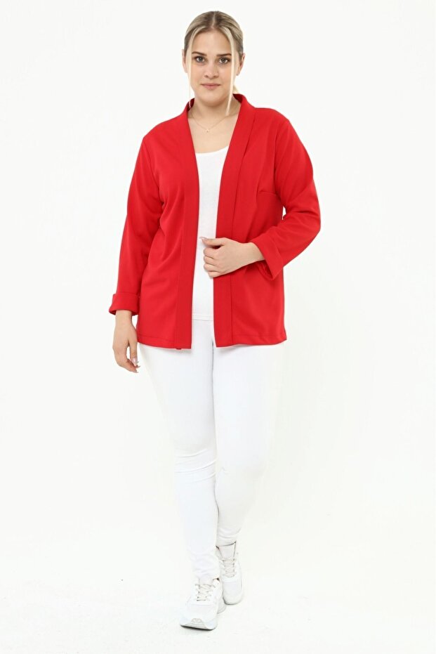 سترة حمراء مقاسات كبيرة - 6