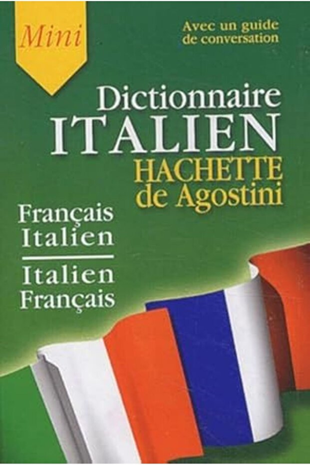 Mini French-Italian Italian-French Dictionary with Conversation Guide Included