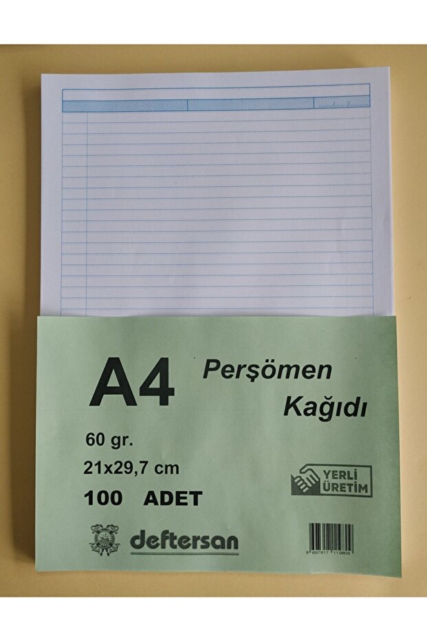 A4 Çizgili Kağıt 100' Lü - 1