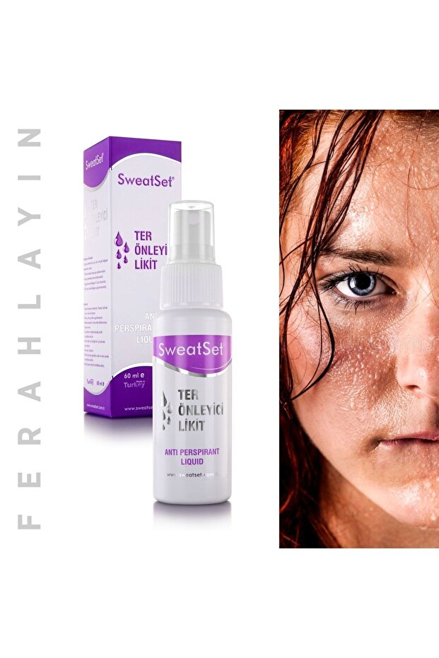 Ter Önleyici Likit Sprey 60 Ml - El Yüz Ayak Sırt Koltuk Altı Terleme Önleyici Etkin Formül - 8