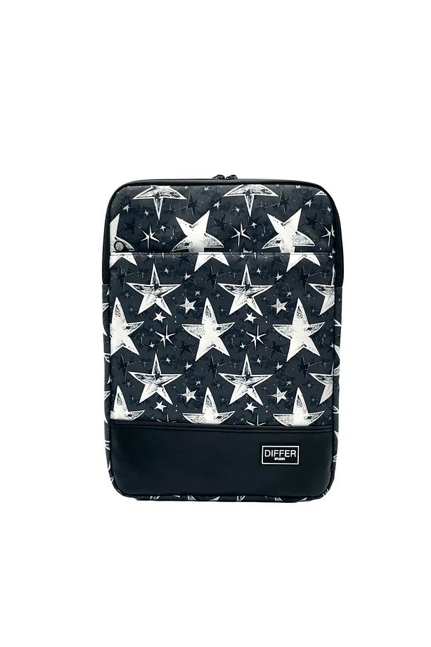 13-14'' Inç Yıldız Desen Gri Unisex Laptop/macbook/bilgisayar/notebook Kılıfı/çantası - 2
