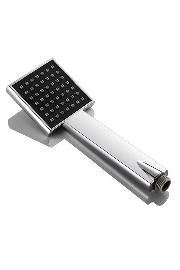 Duş Başlığı Seti  Kare Tasarım Tepe ve El Duş Başlı Hortum Tutacak ile Birlikte - 3
