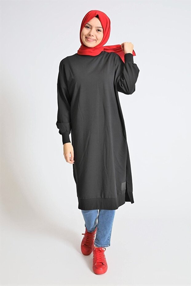 Nisaca تونيك طويل أساسي للحجاب بخيطين - 2