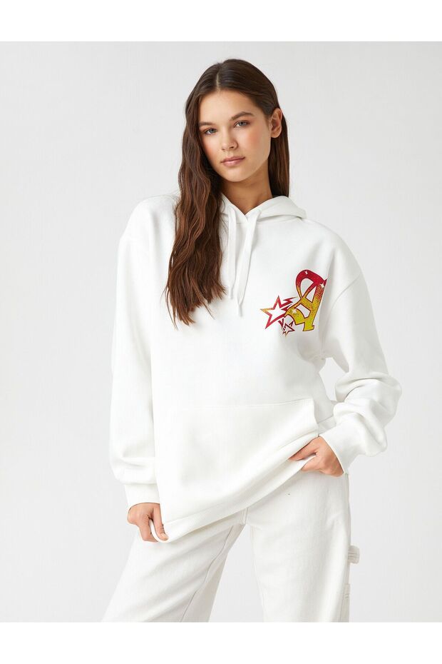 Kadın Kapüşonlu Sweat - 1