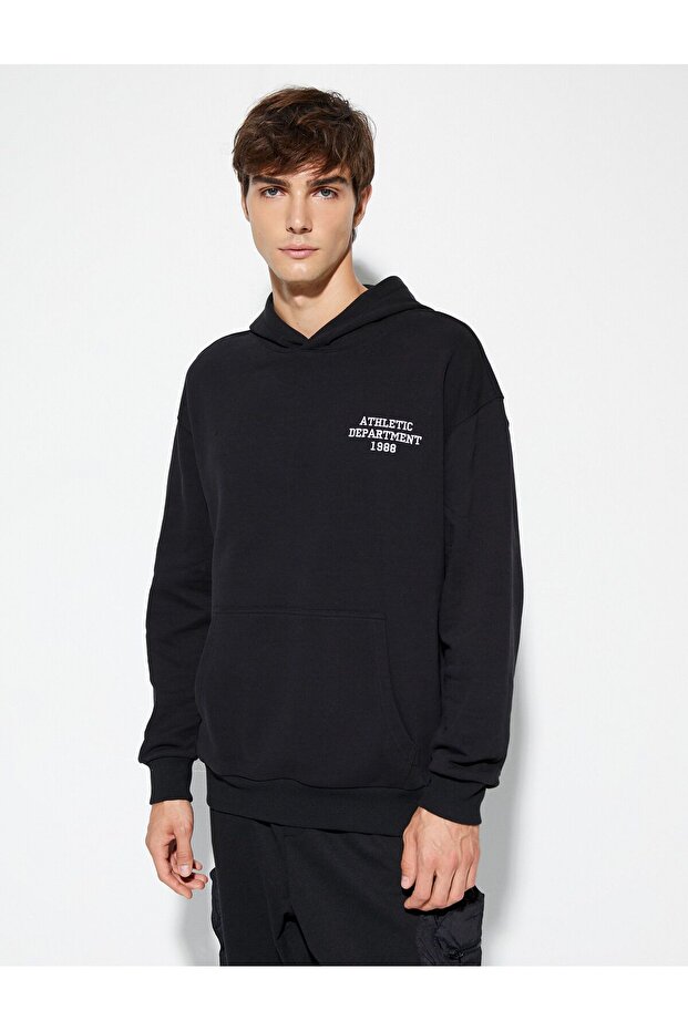 Erkek Kapşonlu Sweat - 3